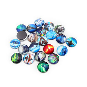 Оптовая продажа, Индивидуальный Круглый флаг страны, флаг Великобритании, я люблю, Токио, Seychlles, стеклянный Хрустальный холодильник, фото магнит на заказ - Product Image 6