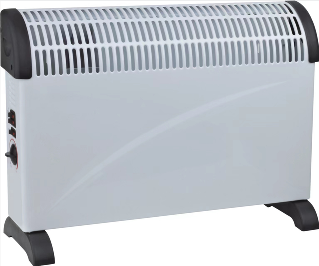 Convector Radiator Electrical Heater with 24-HR Timer for Room Heating Office Electric Heaters for Piglets Room