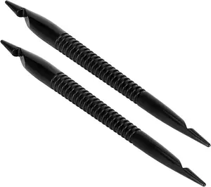 Gancho de crochê para dreadlock, ferramenta de intertravamento de ponta dupla conveniente e indolor para penteados, moda Croc