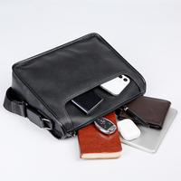 Sacs à bandoulière multifonctionnels en cuir de vache véritable avec logo personnalisé en gros, imperméables, grande capacité, sac à bandoulière