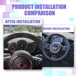 Panneau d'instrument LCD de voiture de 12,3 pouces pour BMW Cooper Mini 2014-2023, tableau de bord en cristal, cockpit virtuel, compteur de vitesse, instrument - Product Image 3