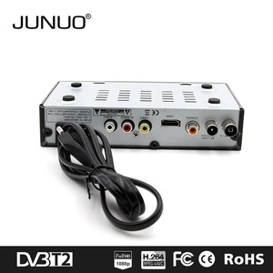 Junuo 2017 buena calidad H.264/H 265 HD fuerte decodificador de TV set top box DVB T2 checa - Product Image 6