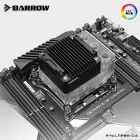 Radiator CPU Berpendingin Air Tembaga Multi-Platform Barrow X99/X299 dengan LED RGB dan Tanpa Kipas Terintegrasi LTPRK-04