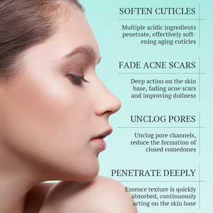 Sérum anti-acné AHA BHA PHA Multi-acides Revitalisant Purifie et adoucit la peau pour usage domestique - Product Image 5