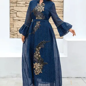 SZ002 hot sale 2024 new dress Southeast Asia Dubai robe Middle East Muslim women's clothing