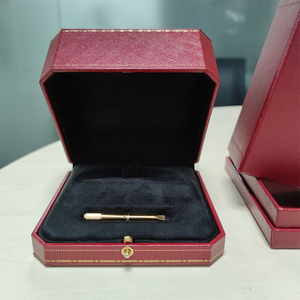 Factory Direct Famous <b>Red</b> Brand Jewelry Box For Women Luxury Gift Packaging Bangle <b>Bracelet</b> Ring Box Full Set With Accessories - Product Image 2
