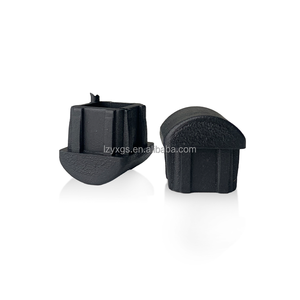 Bouchon carré en demi-cercle carré <span class=keywords><strong>de</strong></span> 16*16mm à l'intérieur <span class=keywords><strong>de</strong></span> la table, <span class=keywords><strong>de</strong></span> la <span class=keywords><strong>chaise</strong></span>, du repose-pieds, des accessoires <span class=keywords><strong>de</strong></span> meubles, du bouchon inférieur - Product Image 1
