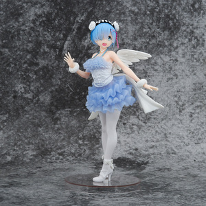 Figurine d'action en PVC de Ram Rem, Robe de Mariée, Anime, Modèle <span class=keywords><strong>Re</strong></span> <span class=keywords><strong>Zero</strong></span>, Collection, Accessoires de Voiture, Jouet, Cadeau, Vente en Gros - Product Image 1