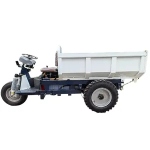 1.5 ton Wholesale Electric Hand Push Cart Tricycle Dump Truck Mining Cart Electric Tricycle For Cargo Delivery