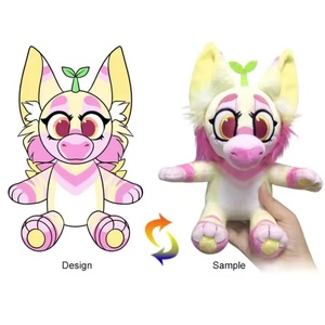 Customizable Plush Toys Cute Pillow PP Cotton Plush Doll Bedside Pillow Pad Custom logo Packaging Label Hanging Tag - Product Image 1