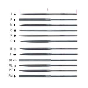 BETA - 017200006 Limes à aiguille de deuxième coupe, arbre ø 3 mm (multi-pack) - EAN 8014230050911 LIMES À COUPER ET RâPES - Product Image 1