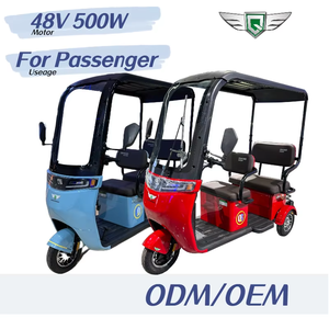 2024 Nouveau Design Trike Électrique avec Toit Électrique Bajaj Moto tuk tuk <span class=keywords><strong>Taxi</strong></span> Écologique Personnalisé - Product Image 6