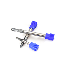 Fraise à queue conique à 2 dents, revêtement HRC55GM, personnalisée OEM ODM pour usine de SUP, pour usinage CNC