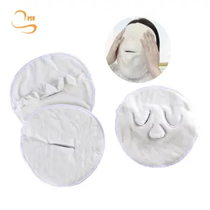 Comfortable Fluffy Soft Cloth Beauty Care Cold Hot Face Steamer Towel Reusable Cosmetic Facial Mask