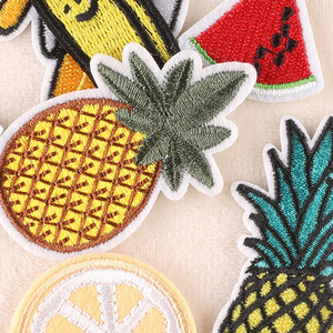 Accessories for Clothing Bag Hat Fruit Series <strong>Pattern</strong> Wholesale Twill <strong>Embroidery</strong> Patches Heat <strong>Transfer</strong> Iron on Patches Bulk - Product Image 4
