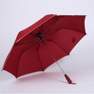 Parasol d'extérieur grand format le plus vendu, <span class=keywords><strong>parapluie</strong></span> de golf <span class=keywords><strong>pliant</strong></span> de couleur unie, <span class=keywords><strong>parapluie</strong></span> surdimensionné automatique pour affaires - Product Image 2