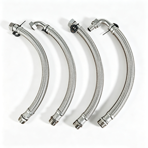 Nuevo Producto 2026: Manguera Flexible Trenzada de Acero Inoxidable SS304 para Baño, Varios Tipos de Conectores, Versión Reforzada, para Cocina y Baño - Product Image 1