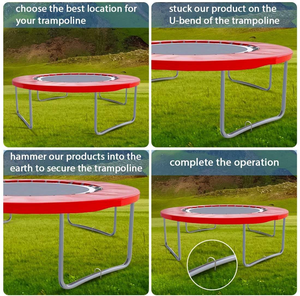 Césped Clavos Vallas DE SEGURIDAD Barrera de malezas Alambres al aire libre Cordones Carpas Máquina de lonas - Product Image 5