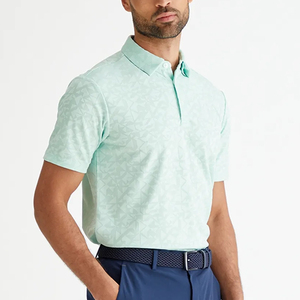 Camisetas Polo de golf impresas sublimación 3D de secado rápido con impresión completa digital personalizada de alta calidad - Product Image 6