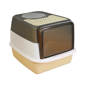 <b>Cat</b> Litter <b>Box</b> Rectangle 100L Full Enclosed With Removable Lid For <b>Cats</b> - Product Image 2