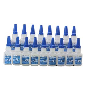 Haupt sächlich verwendete Verklebung Silikon kautschuk Nylon TPU PVC PE Kunststoffe 438 Super kleber 406 401 495 420 Sofort kleber