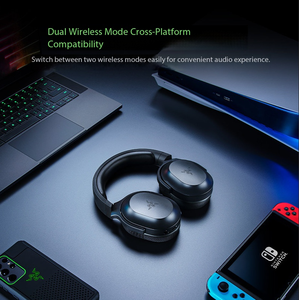 Auriculares Inalámbricos para Juegos Razer Barracuda Pro Over-Ear, Cancelación de Ruido Híbrida, Modo Dual, 2.4G HyperSpeed, Multiplataforma - Product Image 3