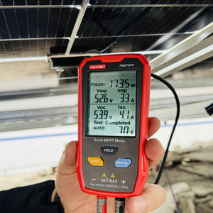 Probador de potencia de voltaje de corriente inteligente PV Probador de panel solar con probador fotovoltaico de pantalla LCD grande