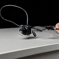 Caméra d'action professionnelle personnalisée pour enregistrement vidéo, WiFi 4K HD, à fixation sur tête ou à porter sur les lunettes, avec autofocus, pour chirurgie dentaire et usage médical