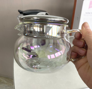 Bouilloire à thé en verre borosilicate OEM ODM, résistante à la chaleur, avec infuseur à feuilles en vrac et filtre, pour la maison, le bureau, vente en gros - Product Image 6