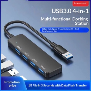 Base de Conexión <span class=keywords><strong>USB</strong></span> 3.0 de 4 Puertos para Laptops, Divisor <span class=keywords><strong>HUB</strong></span> - Product Image 5