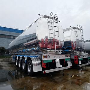 LSXC 60cmb Camion-citerne en alliage d'aluminium Matériau Réservoir d'huile 4 Alexs Semi Tralier 50t Capacité de charge Tanker - Product Image 2
