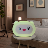 Speaker Robot Mainan Bayi Portabel dengan Lampu LED RGB, Baterai 1200mAh, Kabinet Kayu, Dapat Digunakan di Dalam dan Luar Ruangan, Buatan Guangzhou