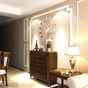 Pegatina de Pared con Espejo Solar, Pegatinas 3D para Fondo de TV, Decoración de Pared DIY, Calcomanías Decorativas, Mural Artístico, Decoración de Espejo para Dormitorio y Baño - Product Image 4