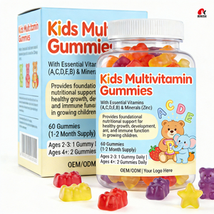 OEM ODM Özel Etiketli Çocuklar İçin Pektin Bazlı Glutensiz Bağışıklık Gelişimini Destekleyen GMP Sertifikalı Diyet Takviyesi Multivitamin Jelibonları - Product Image 2