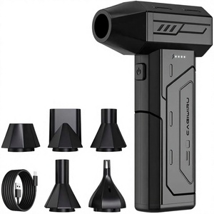 Souffleur d'air sans fil haute puissance 13 000 tr/min, souffleur sans balais rechargeable, mini souffleur de feuilles réglable, utilisation polyvalente - Product Image 1