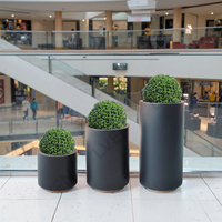 Planteur commercial moderne de fleur de combinaison avec le drainage pour la plantation d'intérieur d'entrée de centre commercial d'hôtel pour l'expédition