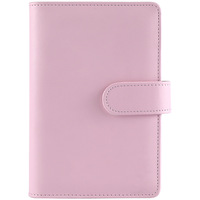 Planificateur d'Affaires Spirale Personnalisé, Agenda de Travail, Reliure Budgétaire, Couverture en Cuir PU, Carnet A5 A6 à 6 Anneaux, Couleur Macaron Sucré