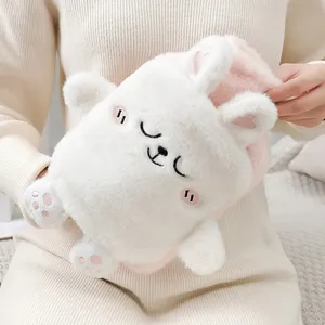 Hot Water Bottle With Cover, Soft Plush Cover, Durable And Safe, 1 Liter