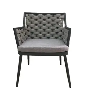 Nordic style outdoor furniture design creative model room chair garden terrace dining chair