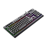 Teclado para Juegos Havit KB883L, Teclado con Retroiluminación LED Programable con Cable para Computadora de Escritorio