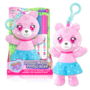 Bambini fai da te personalizzati che disegnano <span class=keywords><strong>orsetto</strong></span> peluche portachiavi Set educativo per bambini morbido carino e lavabile Doodle bambola di peluche giocattoli di peluche - Product Image 6