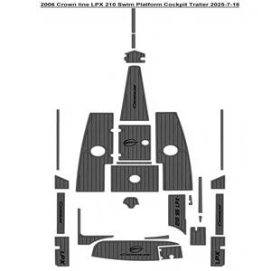 Plancher en teck EVA Crownline LPX 210 2006, très vendu, pour yachts et navires marins, catégorie de revêtement de pont sur eBay et AliExpress - Product Image 4