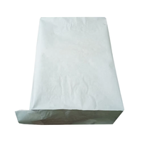 Sac en papier kraft multicouche avec valve à manchon collé, recyclable, 25 kg, pour farine, poudre de pommes de terre