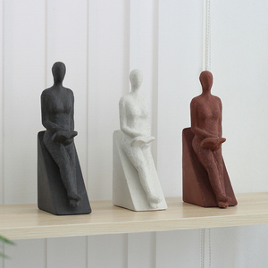 Reposapiés minimalistas nórdicos decoraciones interior sala de estar escultura artículos de decoración del hogar para el interior del hogar - Product Image 1