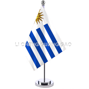 Bandera de Escritorio de las Islas Solomón con Soporte, Bandera de Interior para Conferencias, Negocios y Decoración Diaria de Mesa - Product Image 6