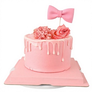 Decorazione <span class=keywords><strong>per</strong></span> <span class=keywords><strong>Torte</strong></span> Semplice e Colorata, Fiocco in Acciaio Inossidabile <span class=keywords><strong>per</strong></span> Ragazze, Ornamento Carino <span class=keywords><strong>per</strong></span> <span class=keywords><strong>Torte</strong></span> di Compleanno - Product Image 1