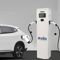 Station de recharge intelligente pour véhicules électriques 22kW 44kW EVSE CE Type 2 Prise RFID Publique Ocpp Nouveau point de recharge pour véhicules électriques