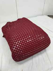 High Demand Wedding and Party Dress <b>Material</b> Embroidered Faux Georgette Fabric with Lace Tulle Fabric for Sale - Product Image 2