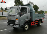 Camion benne léger SINOTRUK HOWO 4x2 Euro2, 4, 6, 8 ou 10 tonnes, à 6 roues, à vendre