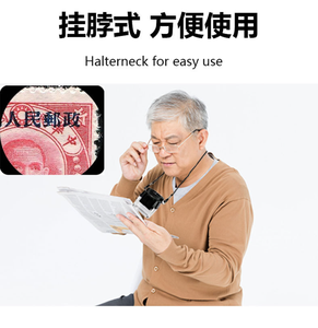 10x lente d'ingrandimento acrilica cilindrica ad alta definizione, lente d'ingrandimento cilindrica in plastica con corda sospesa - Product Image 6